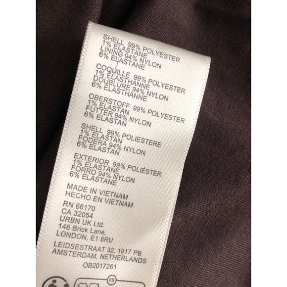 Free People Women's Large Paulie Mini Dress in Hot Fudge NEW - Picture 7 of 8